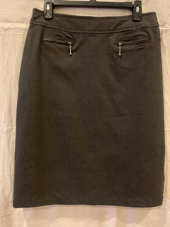 FL Malik Midi skirt Vintage Skirt for women grey s