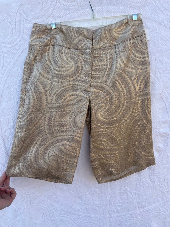 Central Falls  Gold Dress Shorts for women Design… - image 4