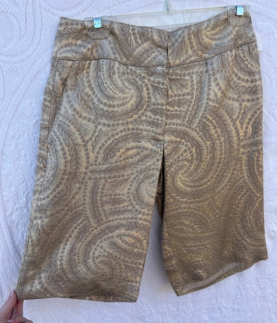 Central Falls  Gold Dress Shorts for women Design… - image 1