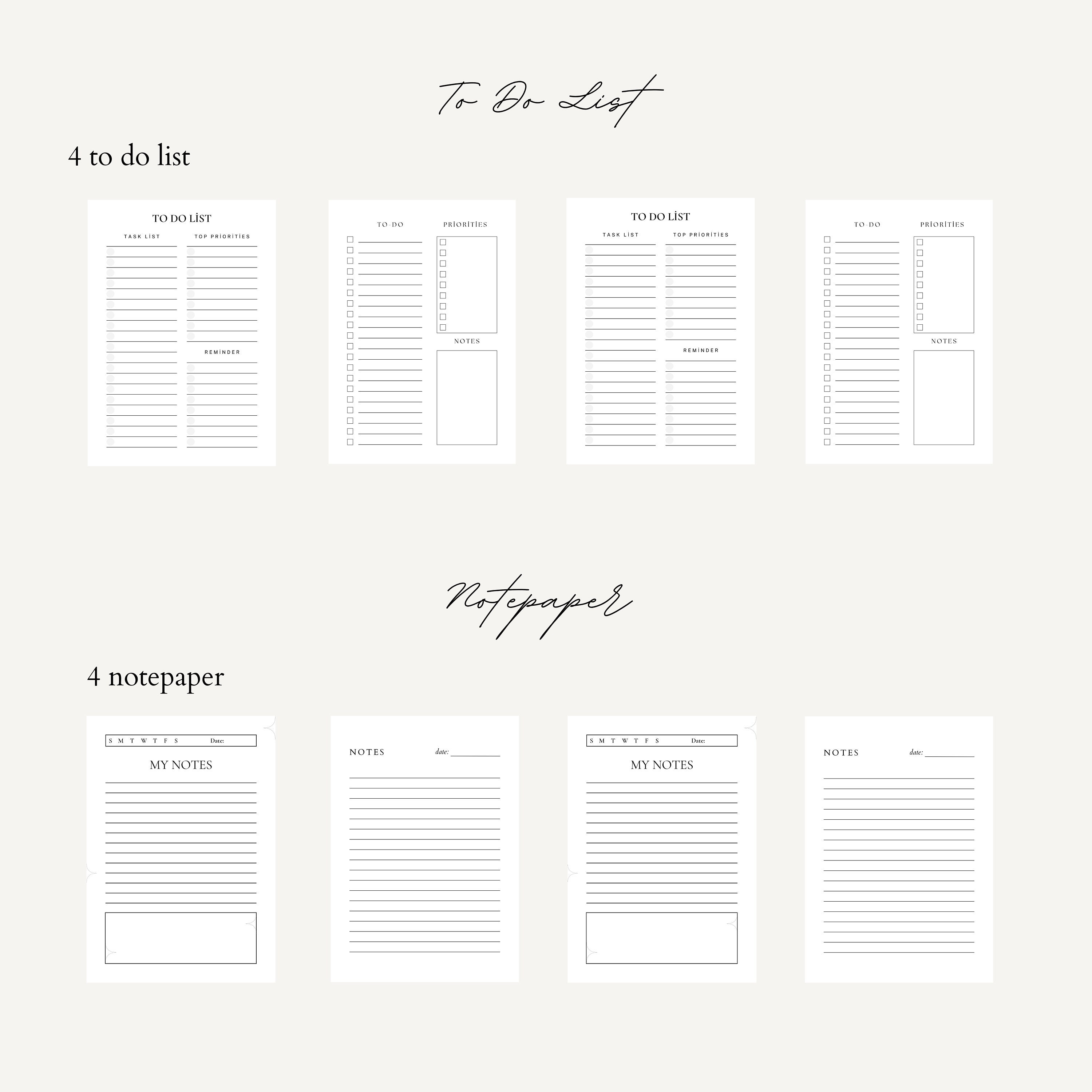 All in One Planner Digital Planner 2024 Good Notes Planner Etsy