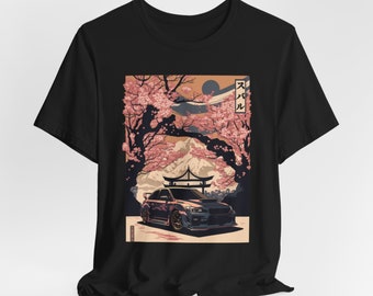 Tシャツ・カットソー IONSEOUL Subaru USA Printing Over Long Sleeve Subaru WRX STI Ukiyo-e Unisex Shirt - Etsy