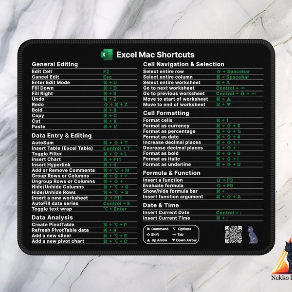 Excel Mouse Pad Etsy