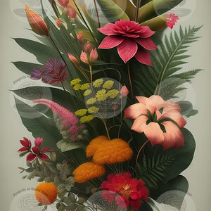 Plants and Flowers Print 1