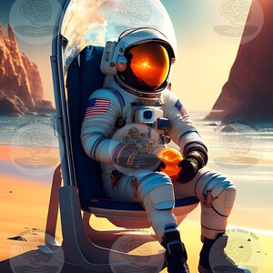 Relaxing on Venus Print 2