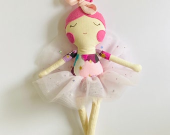 Handmade Toddler Ballerina Doll - Celeste