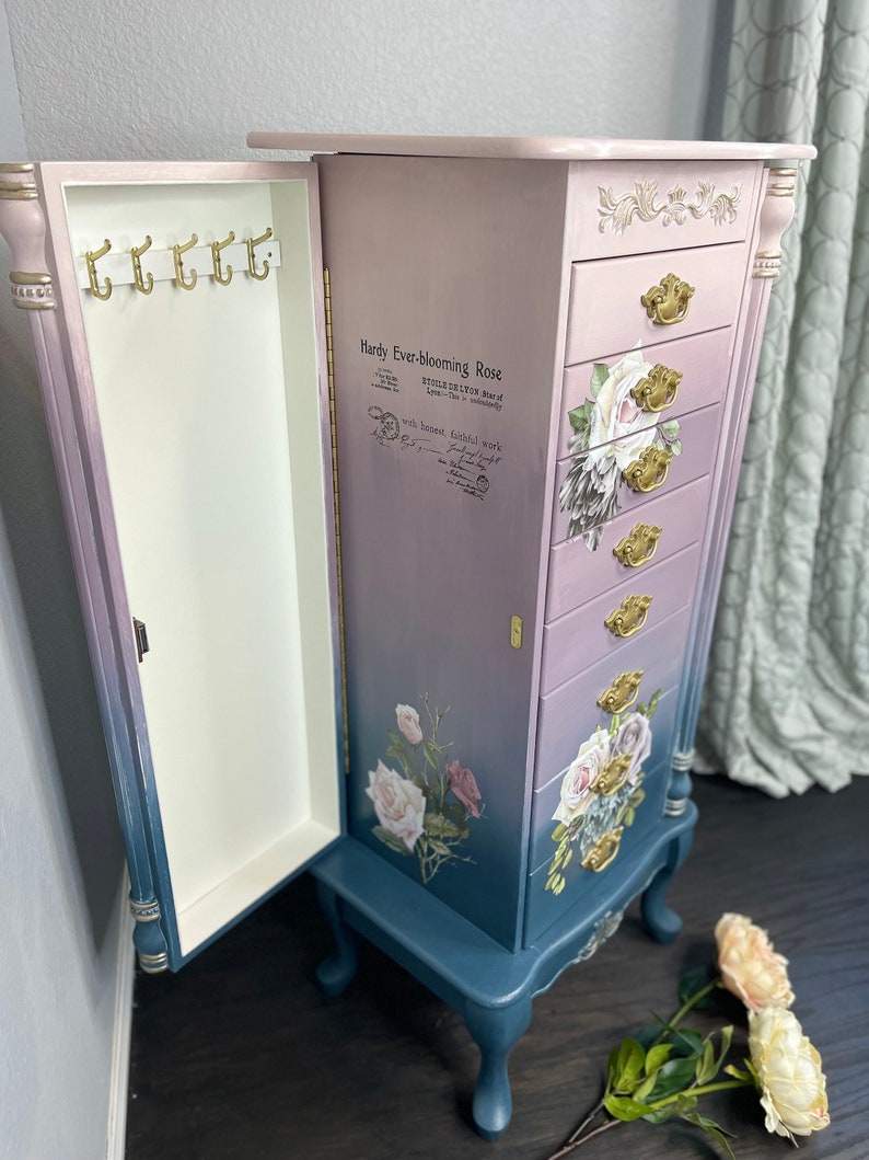 Vintage Dream Jewelry Armoire Etsy