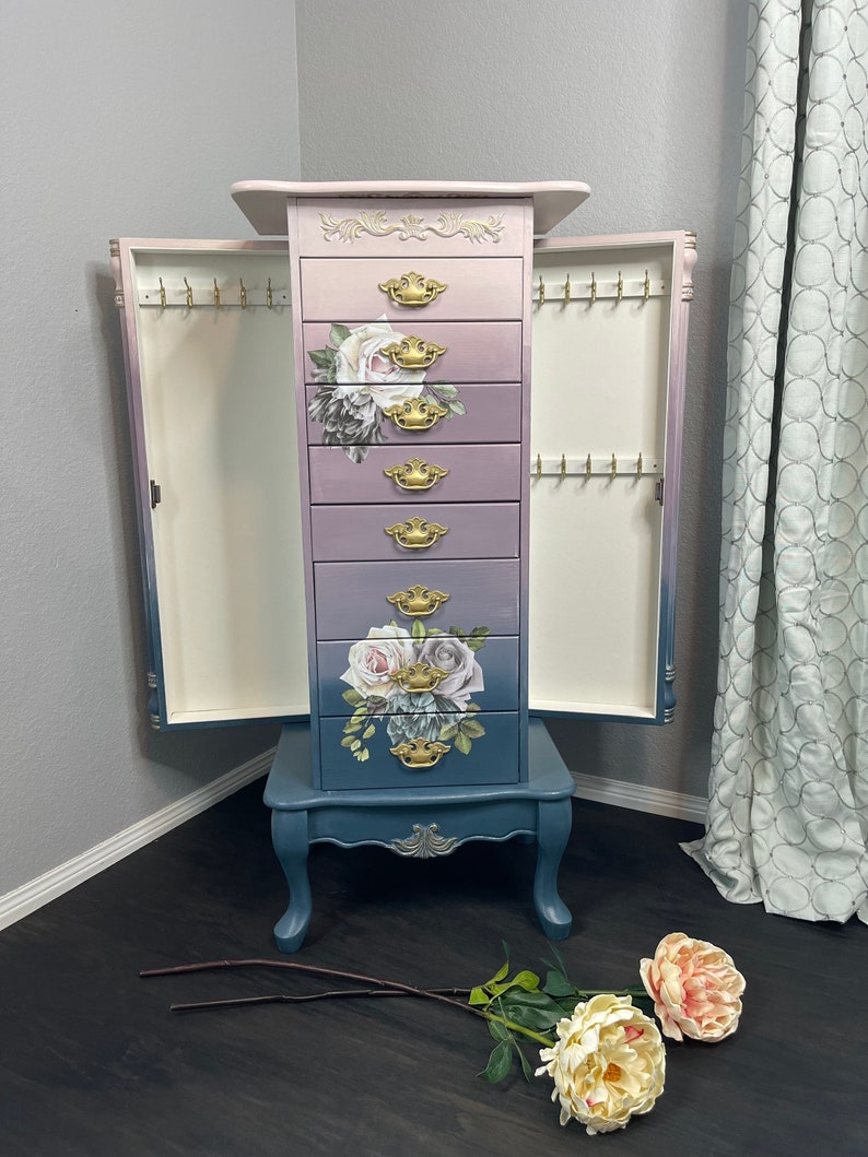 Vintage Dream Jewelry Armoire Etsy