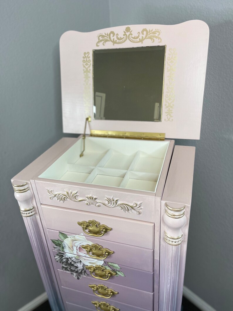 Vintage Dream Jewelry Armoire Etsy