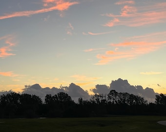 Sunset sky