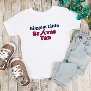 Toddler Atlanta Braves | Baseball Fan | ATL Truist Park | T-shirt | Toddler Short Sleeve Tee | Boy Girl