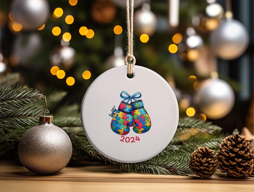 Autism Awareness Christmas Ornament, Autism Ornament, Autism Gifts ...