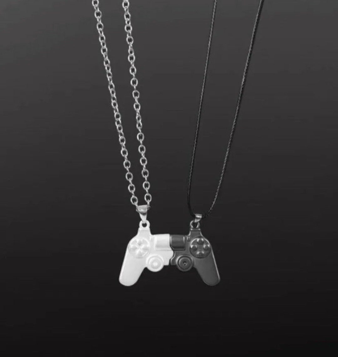 Games Console Controller Necklaces 2 Piece Couple Friendship Best
