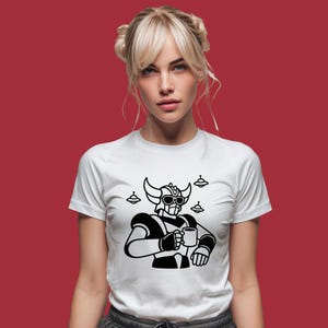 Space Robot Graphic Tee | Sci-Fi Robot T-Shirt | Futuristic Cosmic Design | Unisex Streetwear Shirt