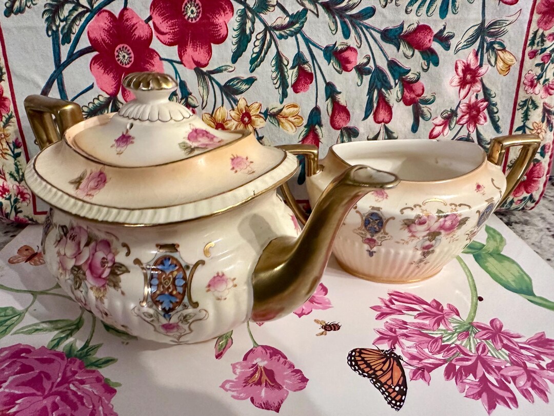 Crown Devon Teck Pattern Tea Set - Etsy