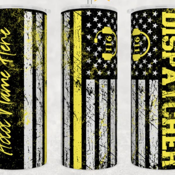 911 Dispatch Tumbler with Optional Personalization 20 ounce