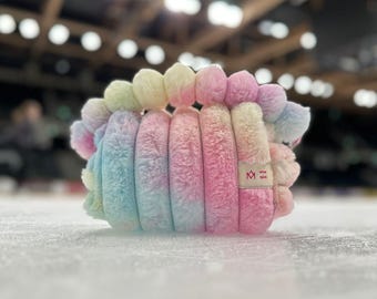 Rainbow Faux Fur Vanity Bag: Figure Skating, Ballet, Gymnastics