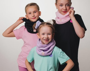Figure Skating Fleece Snood: Super Soft Neck Warmer for Kids