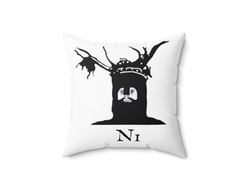 Ni Spun Polyester Square Pillow, Monty Python Quest For Holy Grail, Free Shipping