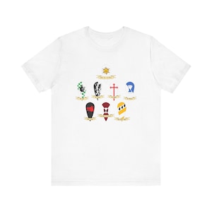 Holy Grail Knights Shields Shirt, Free Shipping