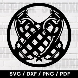Gernade SVG PNG DXF, Gernade Svg, Millitary Svg, Millitary Silhouette, Millitary Png, Laser Cut Files, Cricut Files, Svg, Gernade Clipart