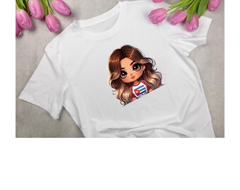 Cuban Chibi T-shirts/ Cuban T-shirts/ Cuban Dolls T-shirt/ Latina Shirt