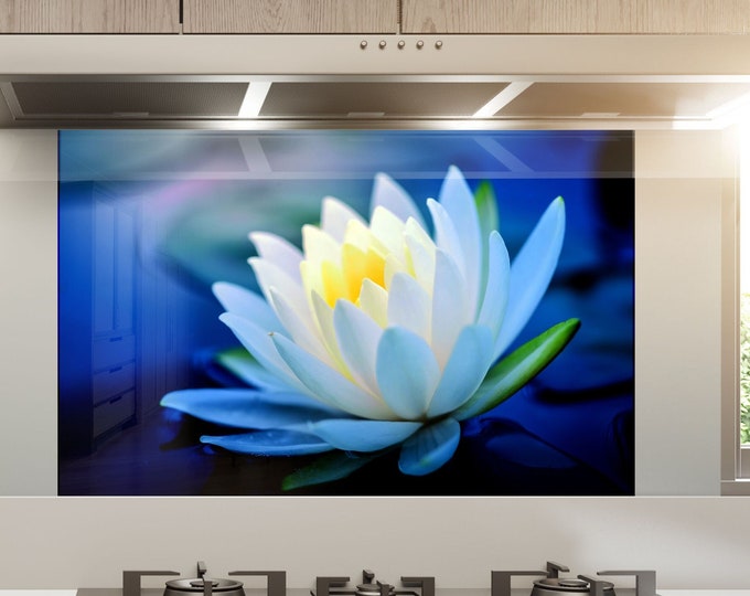 Kitchen Glass Splashback-Tempered Glass Backsplash Tile Kitchen Backsplash Tiles-Cooker Panel Waterproof-Modern Kitchen Wall Decor - oil