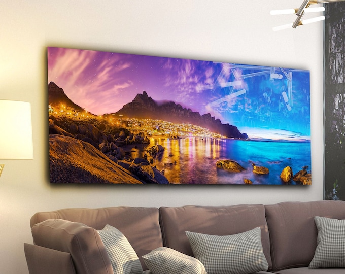 Tempered Glass Wall Art-Panoramic Wall Art-Wall Decor--Glass Printing-Extra Large Wall Art-Wall Hangings–Mega Size Panoramic Print-