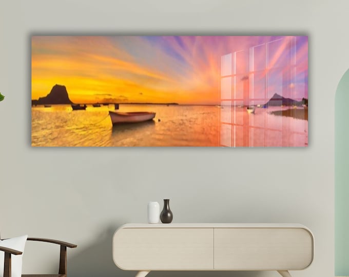 Tempered Glass Wall Art-Panoramic Wall Art-Wall Decor--Glass Printing-Extra Large Wall Art-Wall Hangings–Mega Size Panoramic Print-