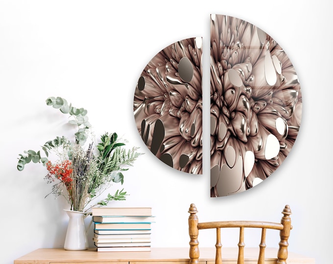 Tempered Glass Wall Art-Circle D Glass -Panoramic Wall Art-Extra Large Wall Art-Large Wall Decor-Gallery Wall Set- Bird