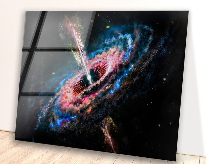 Tempered Glass Wall Art -Wall Art -Wall Decor - -Glass Printing -Large Wall Art -Wall Hangings -Abstract - Space wall art