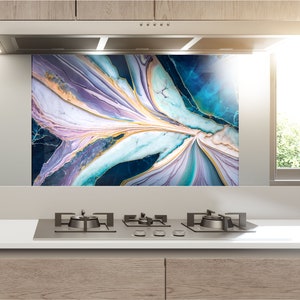 Tempered Glass Wine Backsplash Design-Cooker Wall Backsplash Panel-Glass Splashback For Kitchen Panel Design-Wine and Fruits Splashback