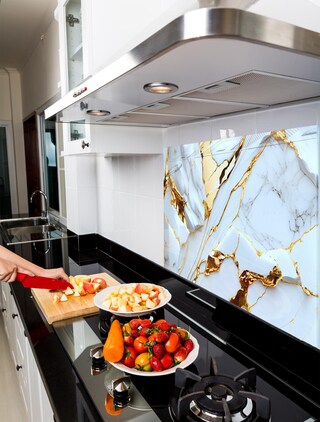 Piastra Copri Piano Cottura In Vetro 60x52 Cm - Multiuso: Tagliere, Sottopentola, Paraspruzzi - Per Cucine Elettriche E A Induzione