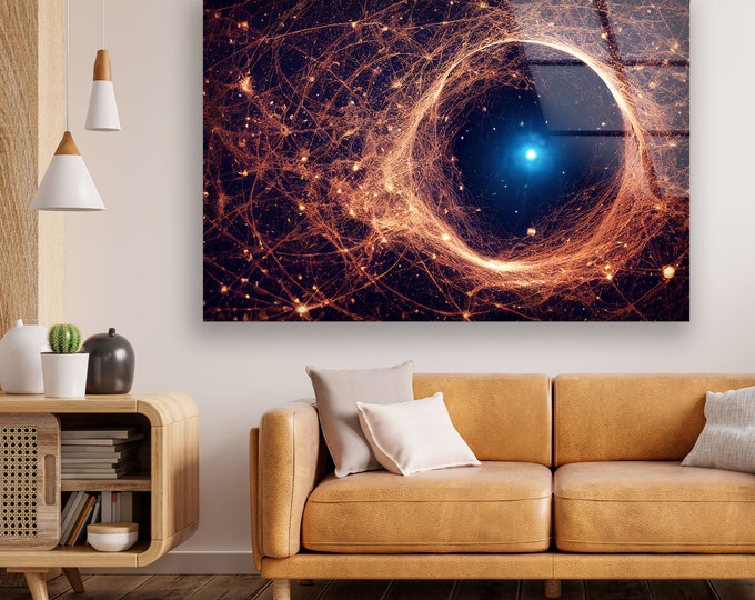 Tempered Glass Wall Art - Wall Art - Wall Decor - - Glass Printing - Large Wall Art - Wall Hangings - Space - Home -