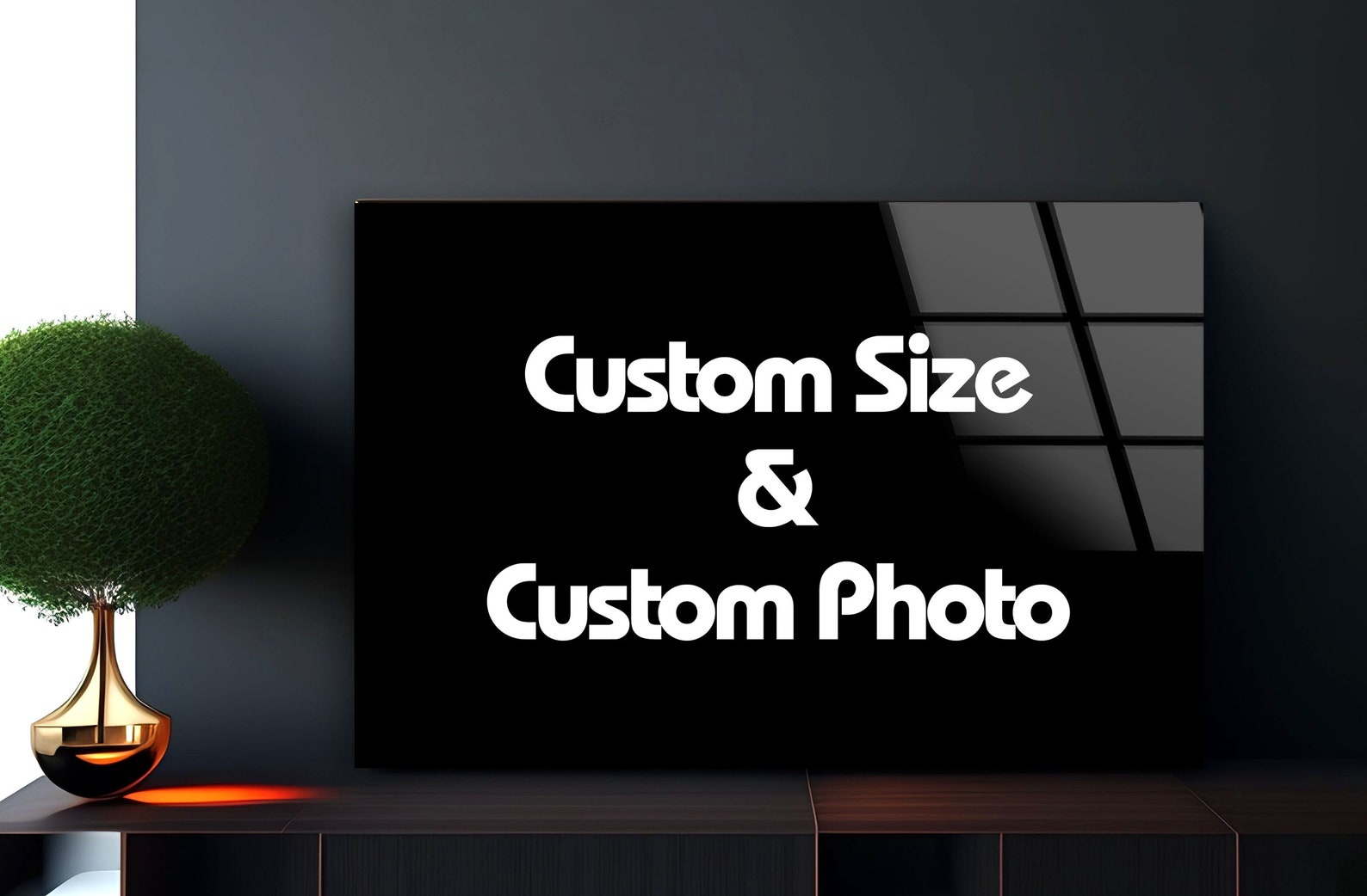 Tempered Glass Custom Wall Artcustom Glass Wall Etsy