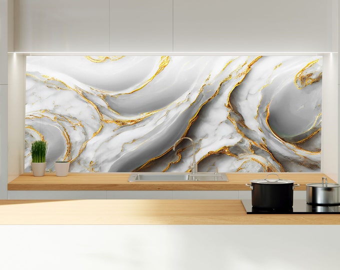 Backsplash Tile- Color Tempered Glass Wall Protection-Kitchen Backsplash-Splashback Kitchen Decoration-Bathroom Backsplash Stained Wall Art