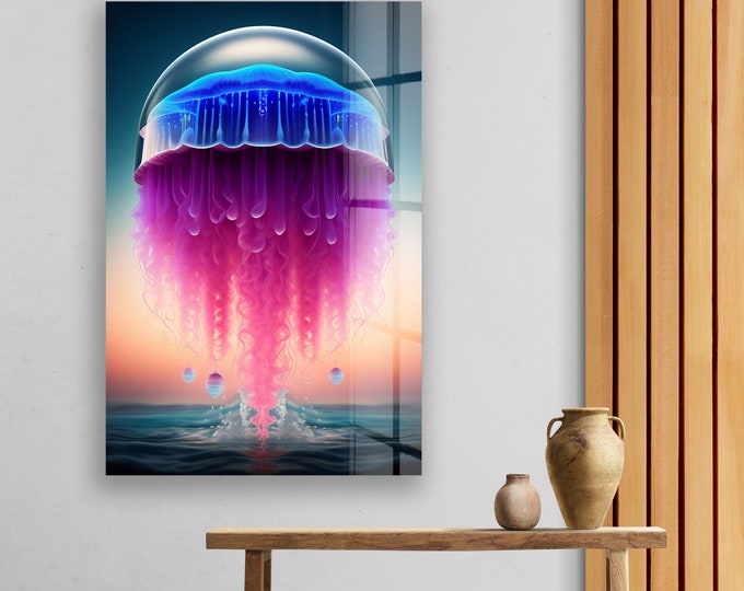 Tempered Glass Wall Art-Wall Decor--Glass Printing-Large Wall Art-Wall Hangings-Lake View Nature Landscape Wall Art Gift for her
