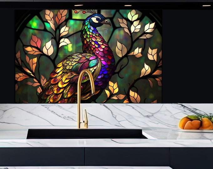Tempered Glass Herbs Backsplash Design-Cooker Wall Backsplash Panel-Glass Splashback For Kitchen Panel Design-