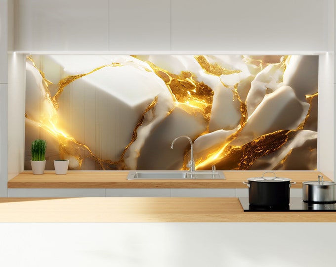 Backsplash Tile- Color Tempered Glass Wall Protection-Kitchen Backsplash-Splashback Kitchen Decoration-Bathroom Backsplash Stained Wall Art