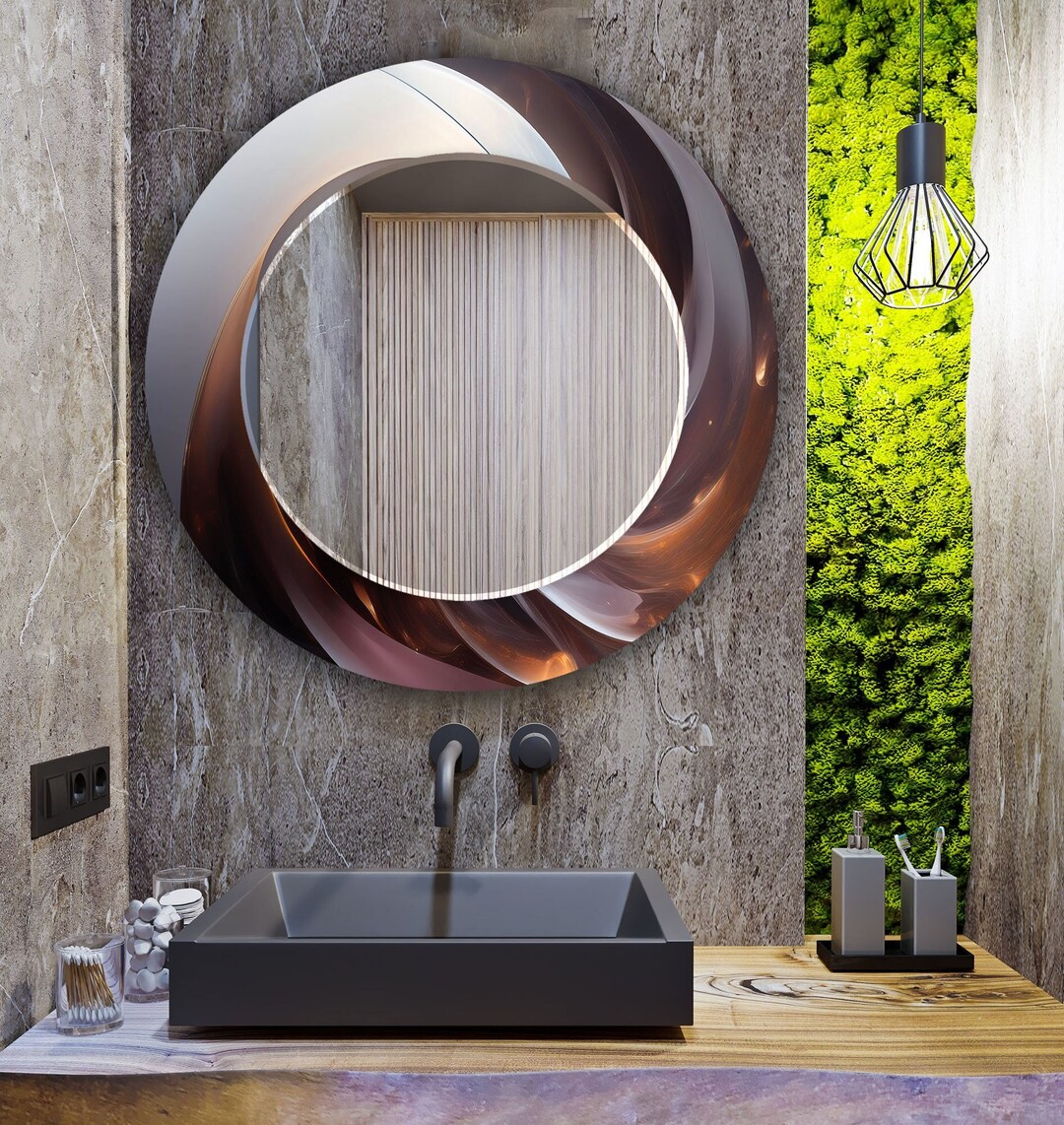 Large Wall Mirror for Bathroom-asymmetrical Mirror Wall Decor for ...
