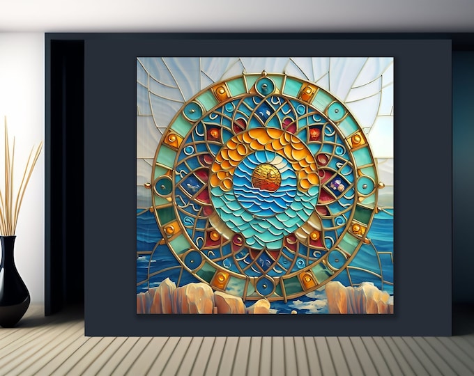 Tempered Glass Wall Art Zen Spa Stones Glass Wall Decor-Beach Stones Stained Home Decor-Glass Printing-Stained Wall Art-Tempered Glass Art
