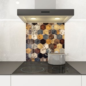 Tempered Glass Backsplash Design-cooker Wall Backsplash Panel-glass ...