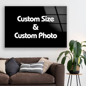 Tempered Glass Custom Wall Art-Custom Glass Wall Art-Personalized Wall Art-Custom Printing Wall Decor-Custom -Custom Gift Wall Art