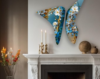 Tempered Glass Wall Art-Flower Glass Prints-Glass Printing Art-Floral Wall Art-Flower Wall Art-