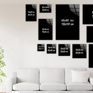 Abstract Circle Glass Wall Art – 4 mm Tempered Glass Panel in Various Sizes for Modern Home Décor image 10