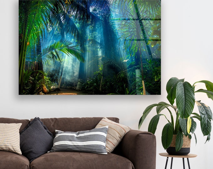 Tempered Glass Wall Art-Mothers Day-Wall Decor--Glass Printing-Large Wall Art-Wall Hangings-Lake View Wall Art-Nature Wall Art