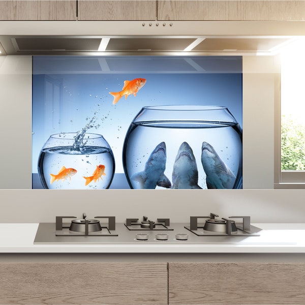 Aquarium Glass Panel Etsy