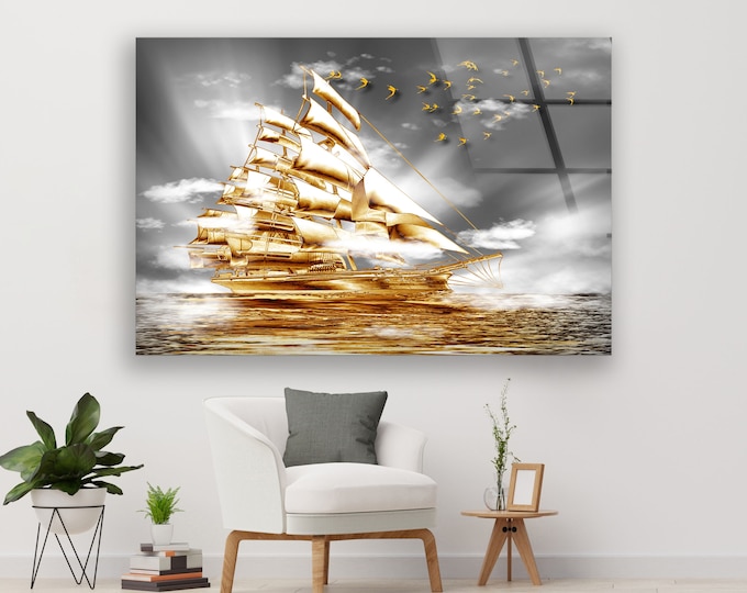 Tempered Glass Print Picture Wall Art For Restaurant Office -Extra Large Glass Wall Art-Alcohol Ink Abstract Marble Wall Art