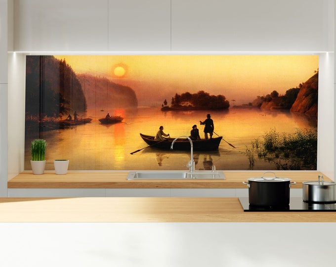 Backsplash Tile-Solid Tempered Glass Wall Protection-Kitchen Backsplash-Splashback Kitchen Decoration-Bathroom Backsplash