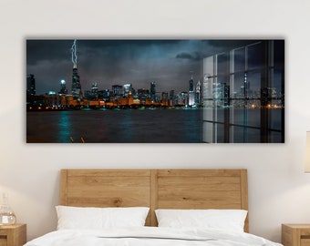 Tempered Glass Wall Art-Panoramic Wall Art-Wall Decor--Glass Printing-Extra Large Wall Art-Wall Hangings–Mega Size Panoramic Print