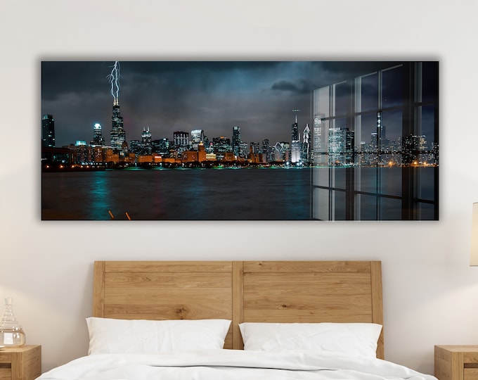 Tempered Glass Wall Art-Panoramic Wall Art-Wall Decor--Glass Printing-Extra Large Wall Art-Wall Hangings–Mega Size Panoramic Print